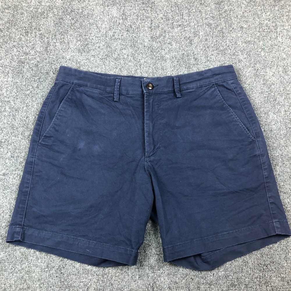 GAP Men's Flat Front Shorts in Navy